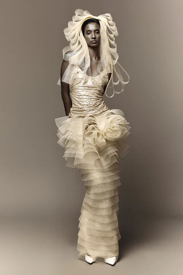 جديد وصول المتدرج حورية البحر تنورة عالية الخصر الطبقات الأزهار مساء تنورة مخصص تنورة الزفاف الطويلة Faldas الفقرة mujeres #2