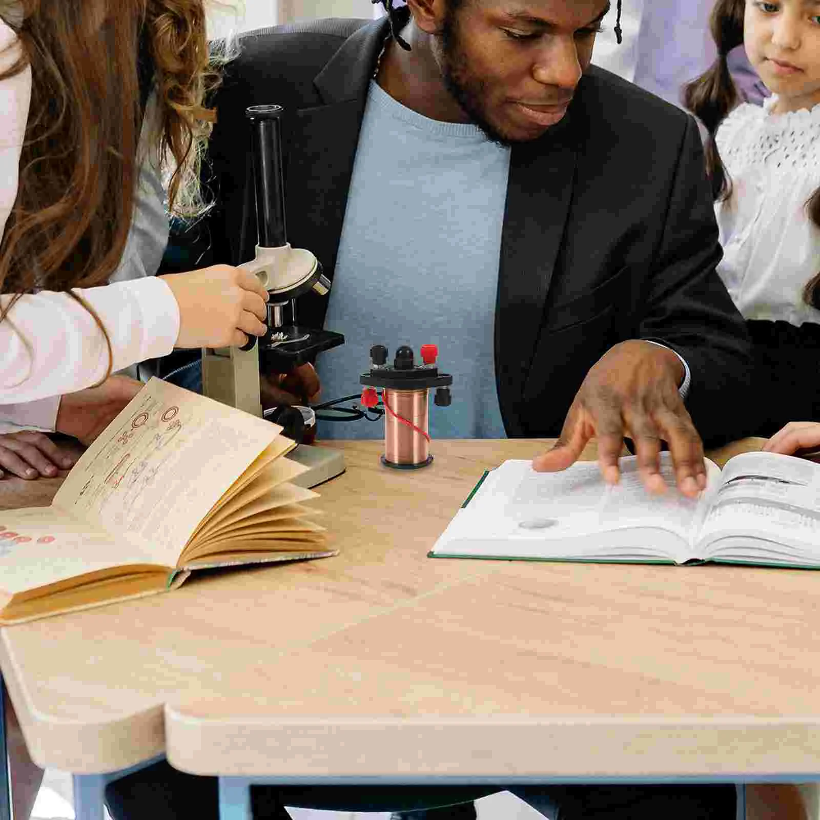 1 セット銅コイル電磁誘導ソレノイド物理学実験キット教育デモンストレーション学校科学機器