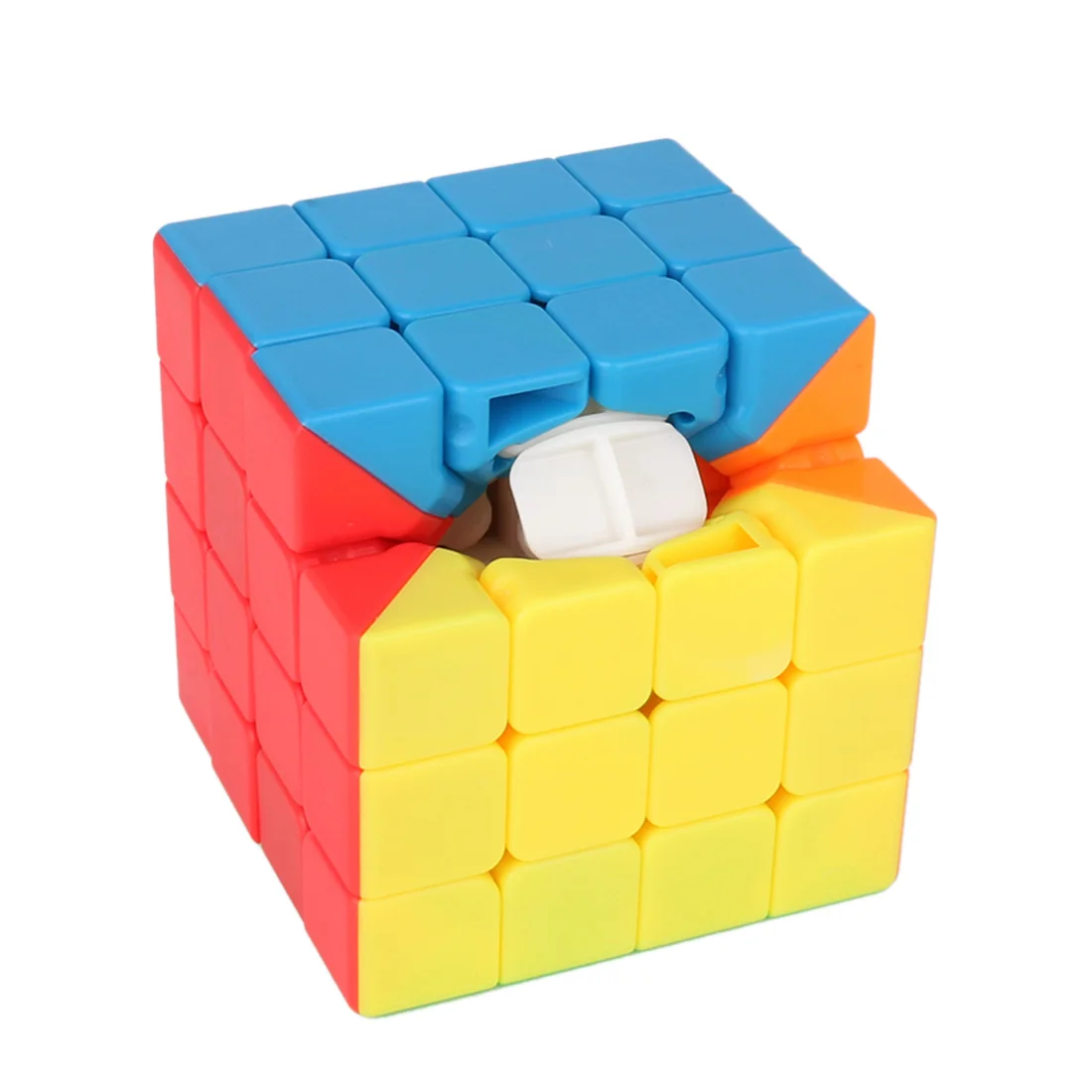 [ECube] MeiLong 4x4x4 Magic Cube Puzzle Game Puzzle Cubes  Kids Early Educational Toy For Children New Cube 2019 - Colorful