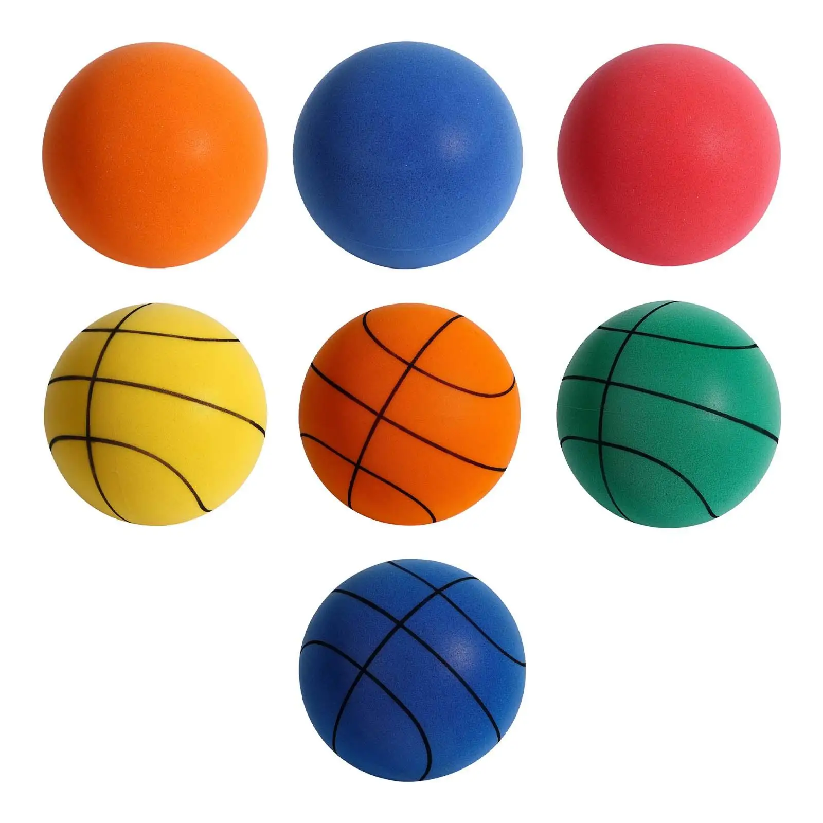 Silent Ball Toy Children Toy Balls Outdoor Indoor 21cm Diameter Gift Bouncing