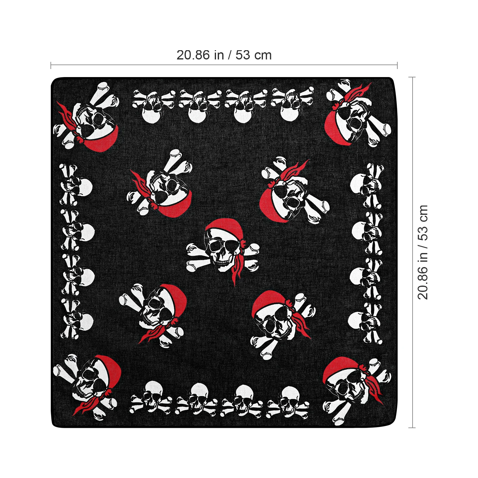 6 Pcs Pirate Costume for Women Hat Woman Skull Bandana Decorate Hair Accessories