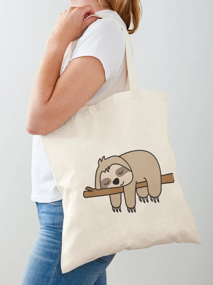 

Lazy sloth Tote Bag tote bag university custom canvas bag Big Cloth bags