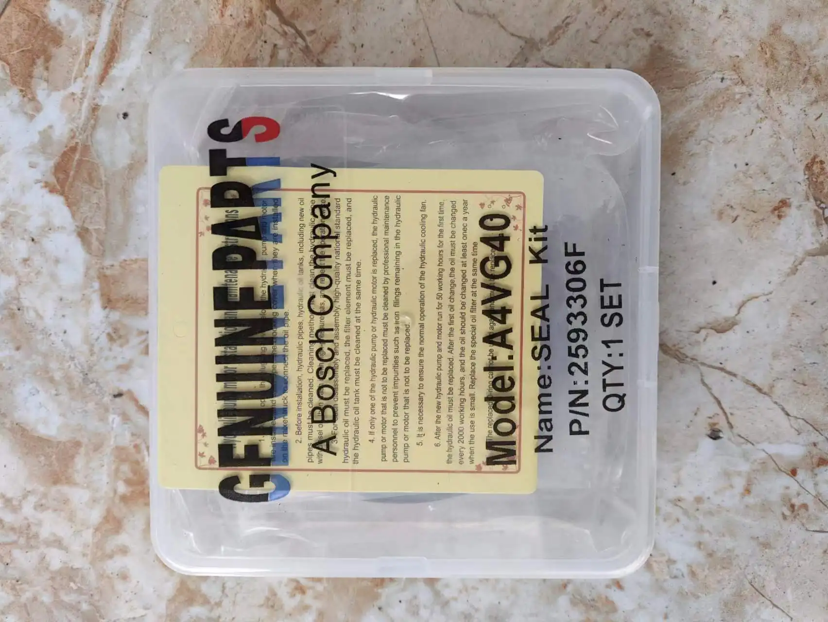 Pacote de vedação da bomba hidráulica A10VG45