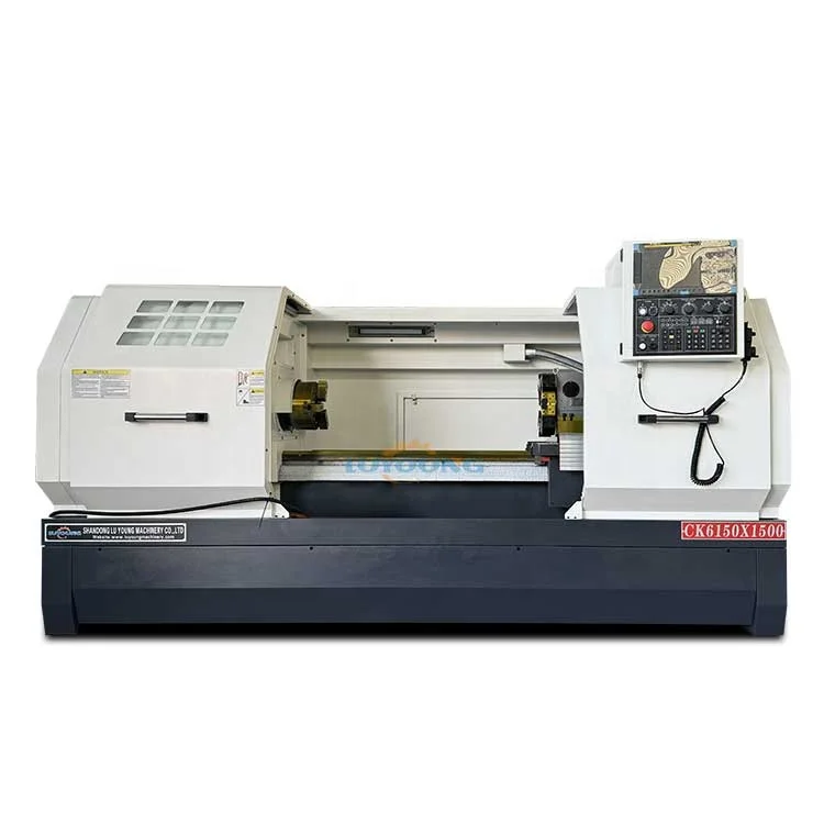 Hot Sales High Precision Ck6150 Automatic Metal Horizontal Flat Bed Cnc Lathe Hine