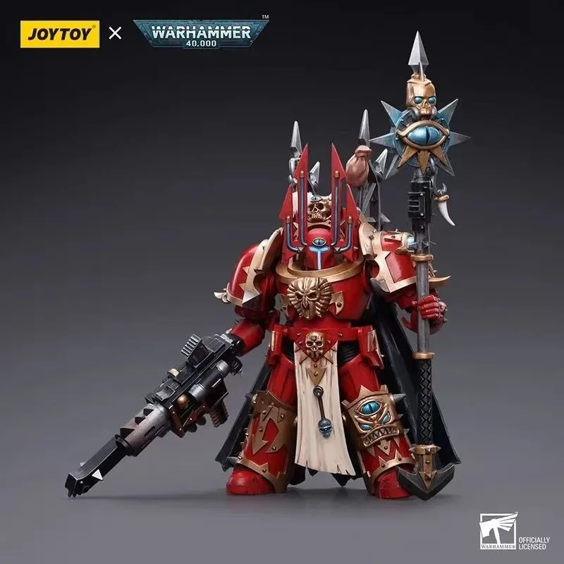 

JOYTOY 1/18 Action Figure Chaos Crimson Slaughter Sorcerer Lord in Terminator Armour Anime Action Figures Model Toys In Stock