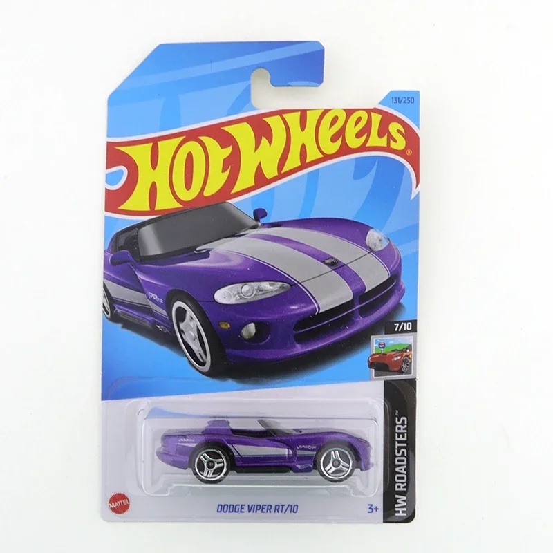 오리지널 핫 휠 DODGE VIPER RT/10 미니 합금 쿠페 1/64 금속 다이캐스트 모델 자동차, 어린이 장난감 선물, 2023-131