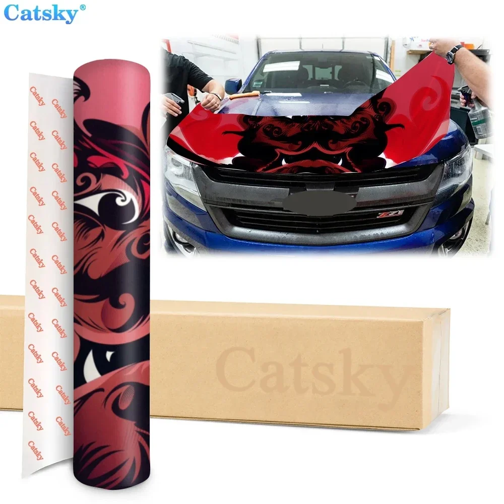 hannya samurai japanese decal graphic vinyl decal hood graphic packaging decal custom DIY retrofit painting sticker