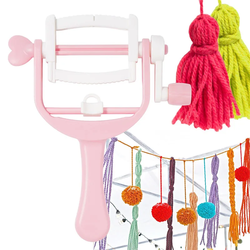 Pom Pom Makers Set Tool Tassel Maker Winder Tool with Thread Cutter for Fluff Ball DIY Wool Yarn Crochet Knitting Craft Project