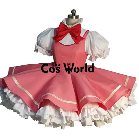 Card Captor Sakura Kinomoto OP1 Abito uniforme Vestito Anime Personalizza Costumi Cosplay
