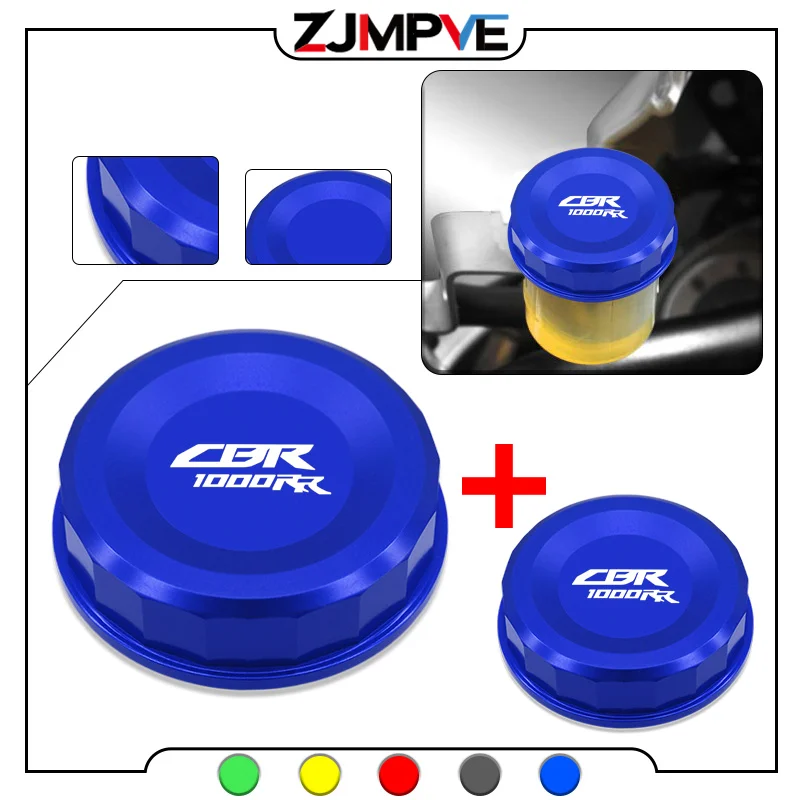 NEW Motorcycle CNC Front Rear Brake Fluid Cylinder Master Cover Brake Reservoir Oil Tank Cap For CBR1000RR cbr1000rr 2008-2017