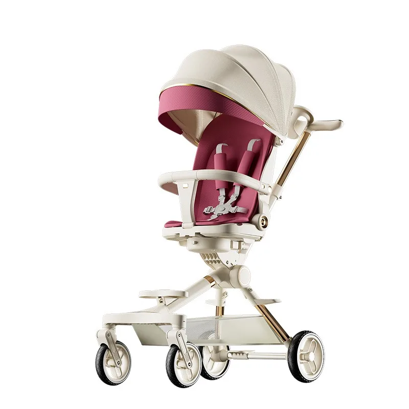 

2025Baby walking artifact handcart is light, foldable, sitting, lying, sleeping, baby walking cart