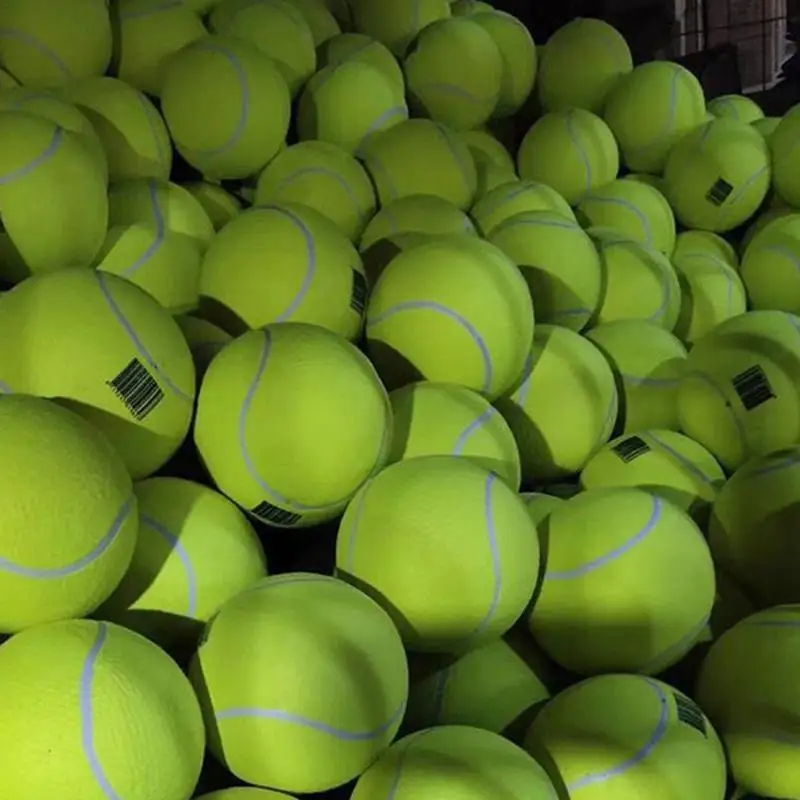 Hund Tennis Bälle Aufblasbare Übergroßen Tennis Ball Für Hunde Lustige Hund Interaktive Spielzeug Haustier Kauen Spielzeug Welpen Ball Spielzeug Kinder Spielen