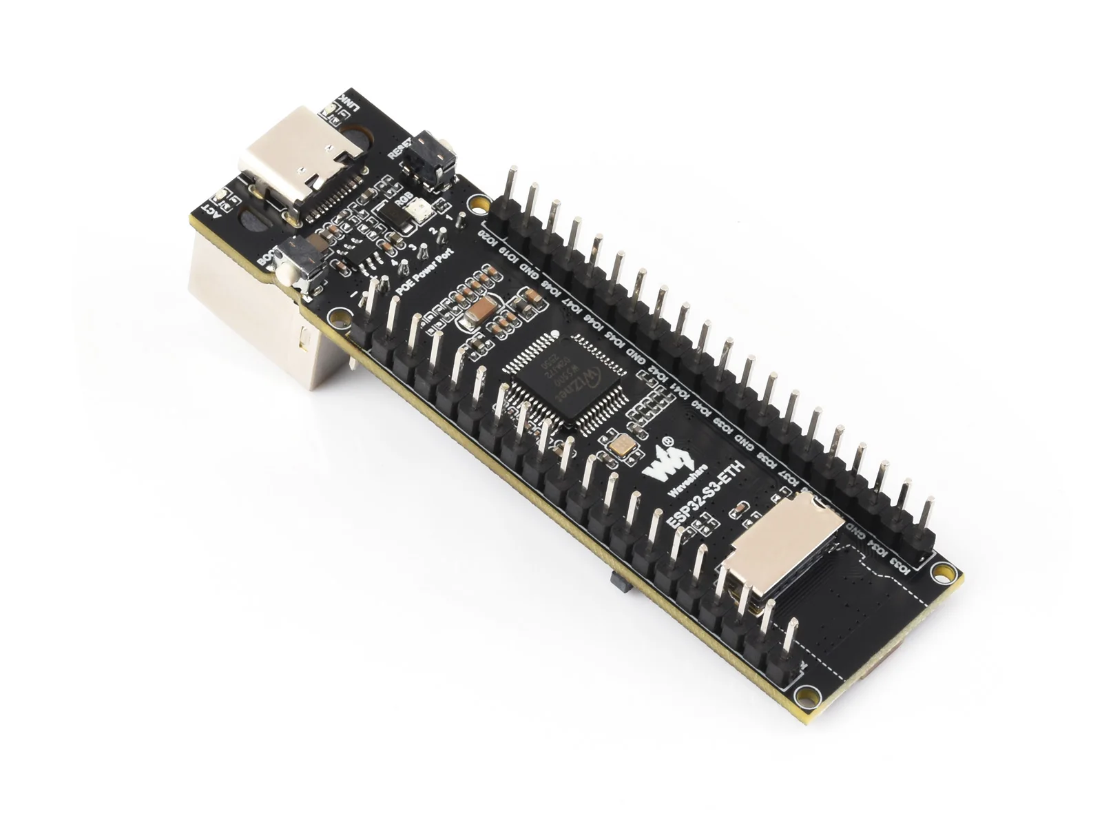 ESP32-S3 ETH Dev Board, 10/100Mbps RJ45 Ethernet port, Wi-Fi & Bluetooth Support, 240MHz Dual Core Processor, ESP32 Ethernet