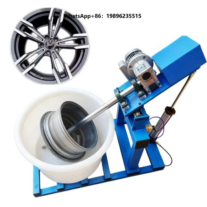Professional Grade Car Wheel Polishing Equipment with Dust Collection System for Aluminum Alloy Rim Restoration Shop
