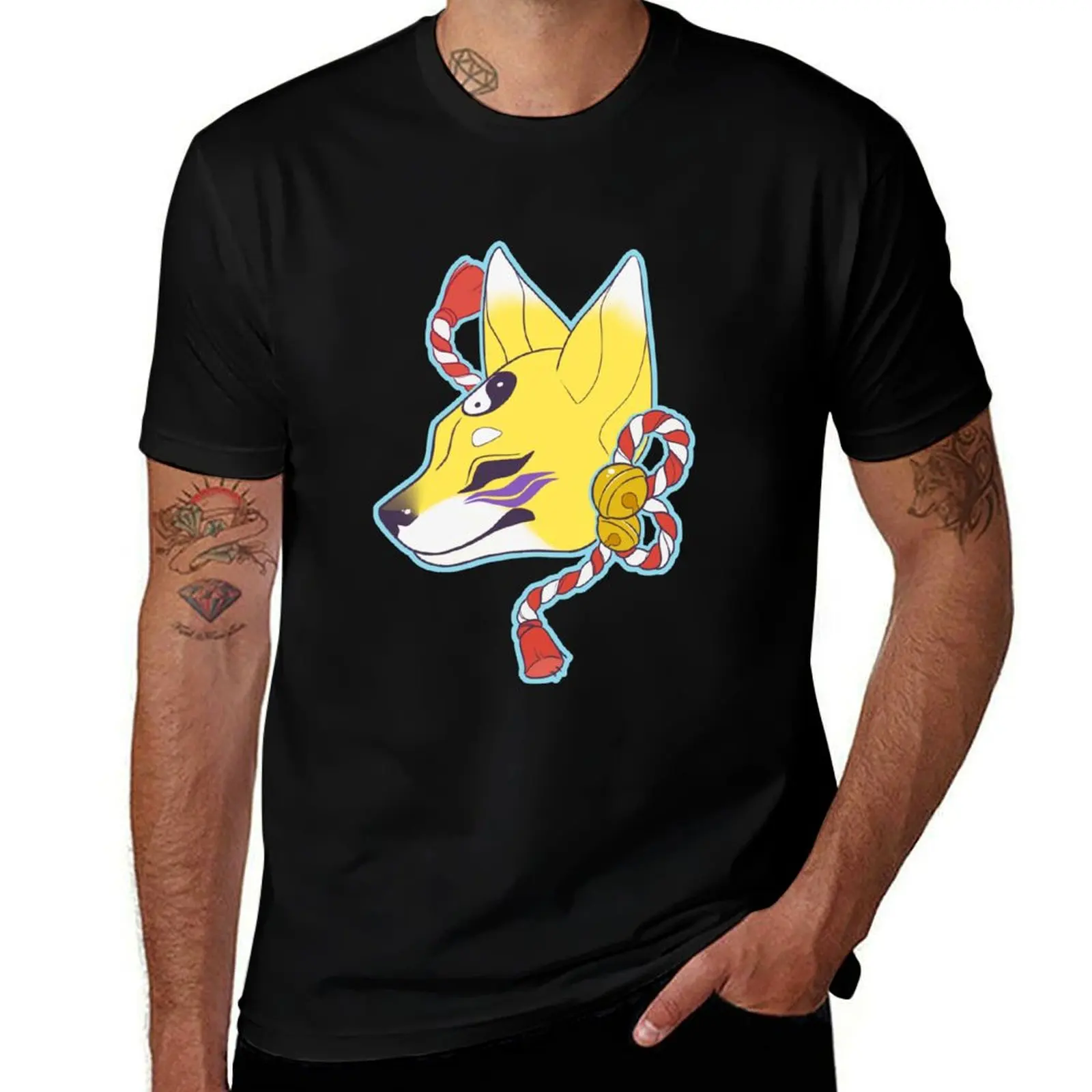 Kyubimon T-Shirt vintage graphic shirts mens plain t shirts