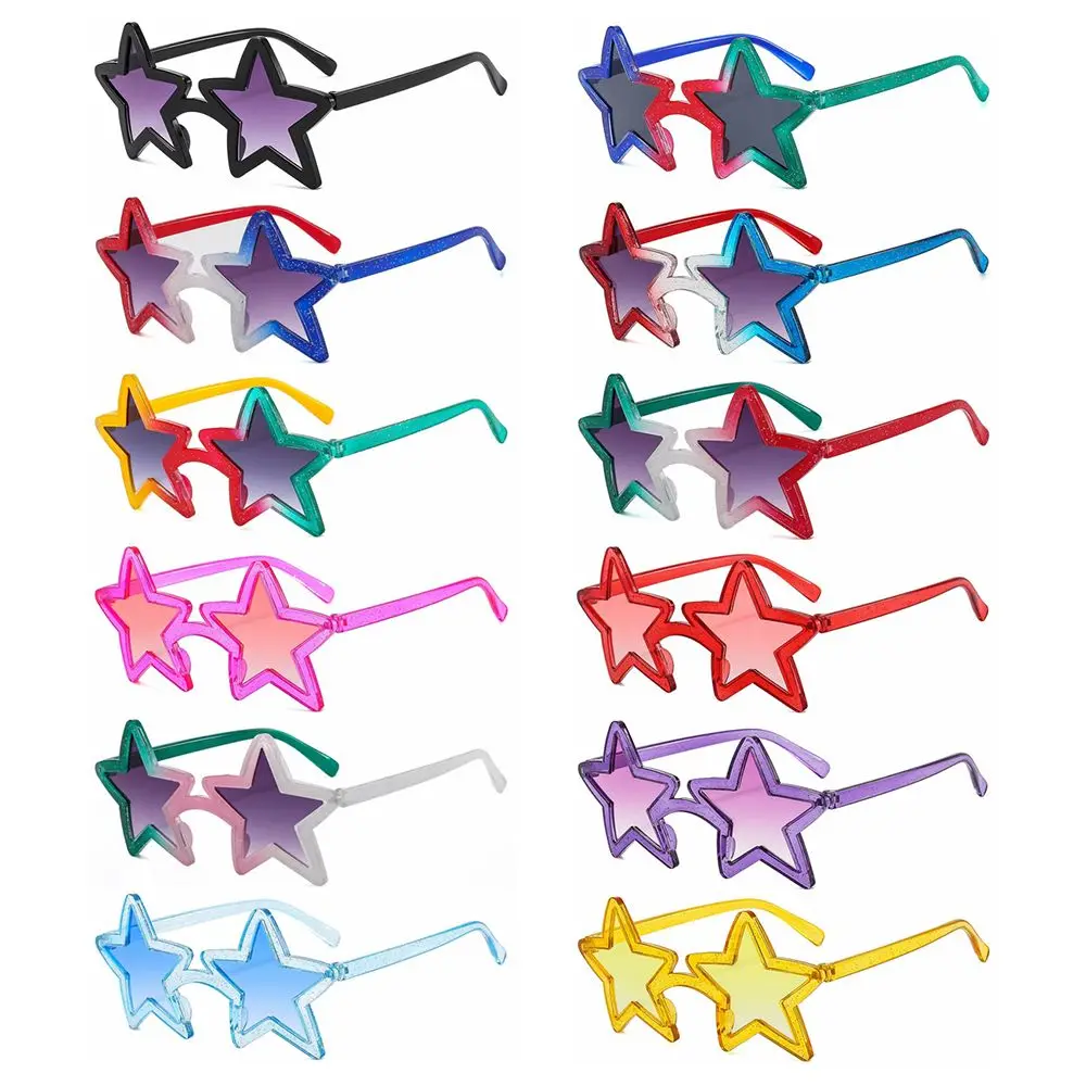 Shining Eyewear Party Favors Star Shape Sunglasses Pentagram