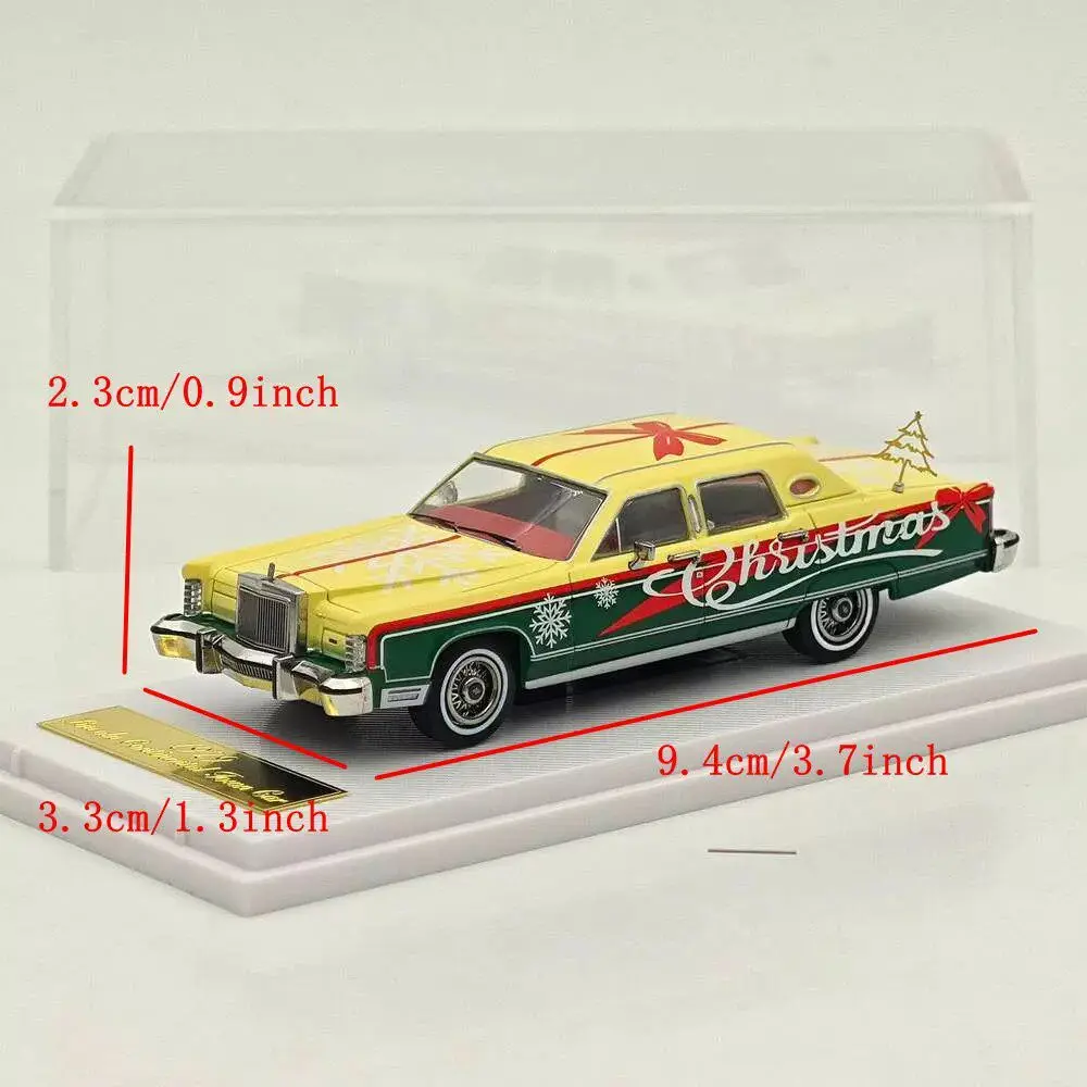 

Mainland 1979 City Christmas Edition Realistic Alloy Car Model in Stock Customer-Attracting Poem 1:64 Lincoln