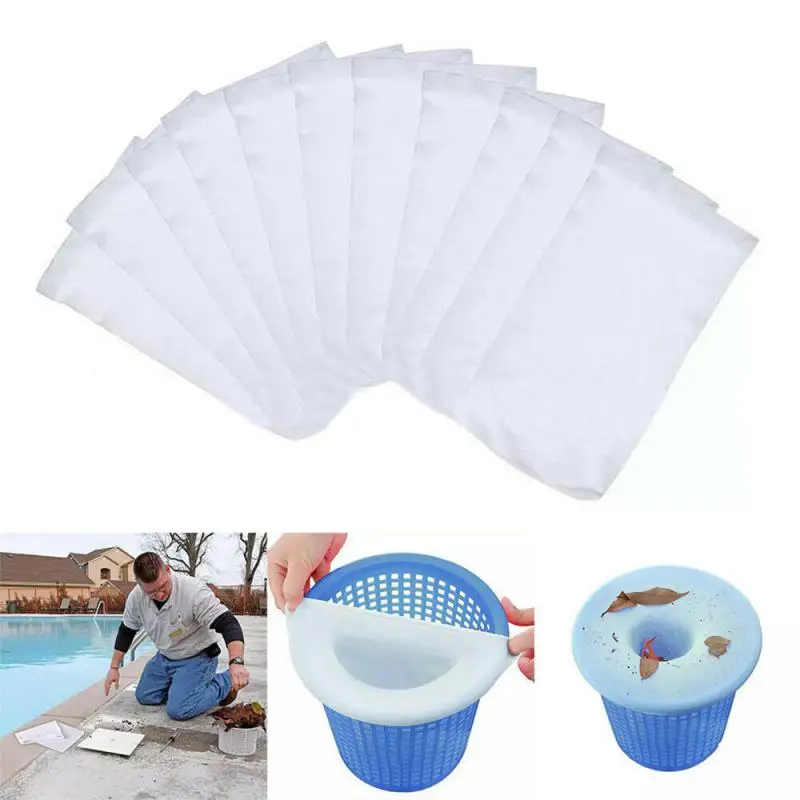 Swimming Pool Cleaning Accessories Pool Skimmer Socks Filter Mesh Anti-fouling Set Swimming Pool Explosion Garbage Bag