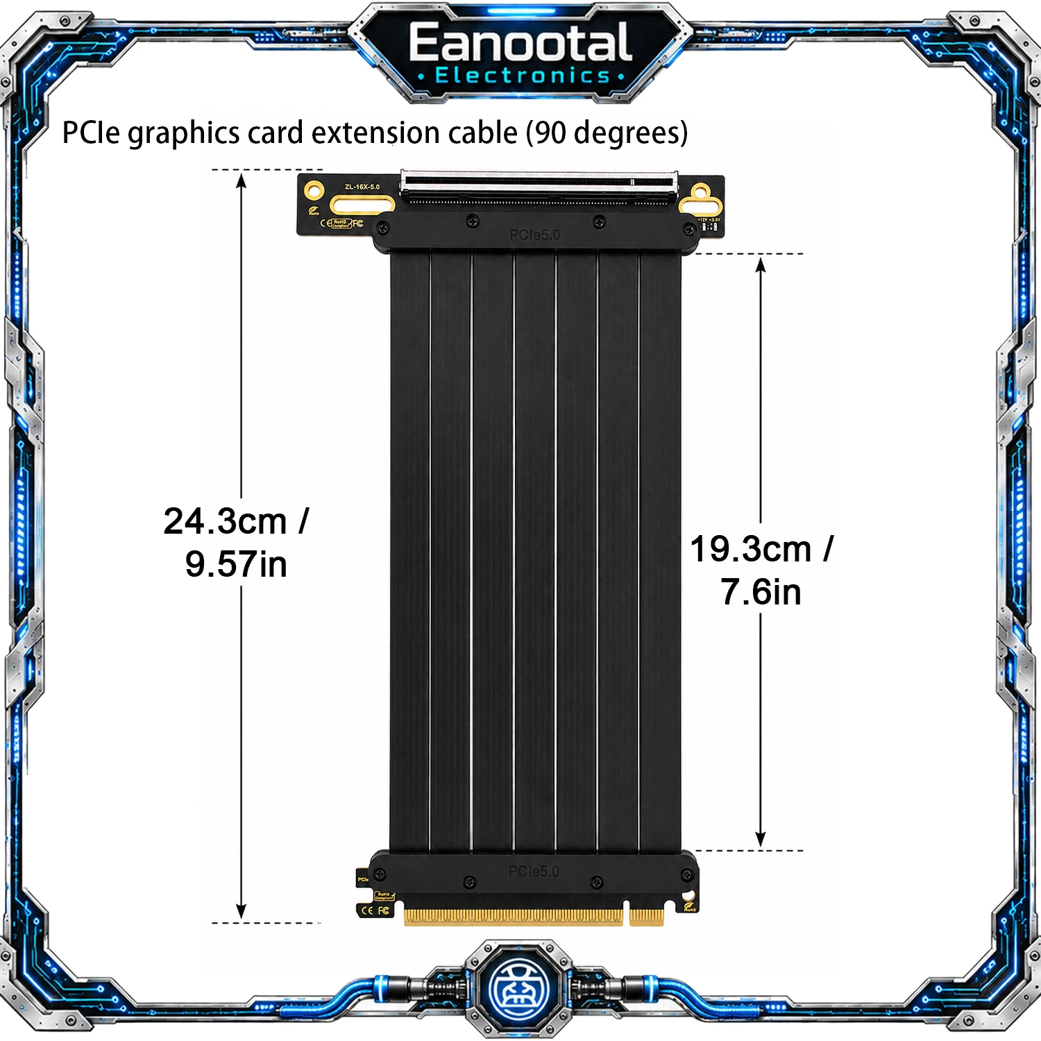 PCIe 5.0 x16 GPU-Verlängerungs – Gpu Vertical Mount Bewertung und Preis
