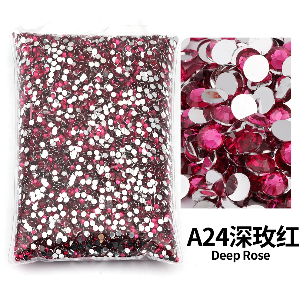 Red series size 2mm,3mm,4mm,5mm,6mm Resin Non Hot Fix Rhinestones Bulk Wholesale Flat Crystals Nail Diy Glitters Cтразы Stone