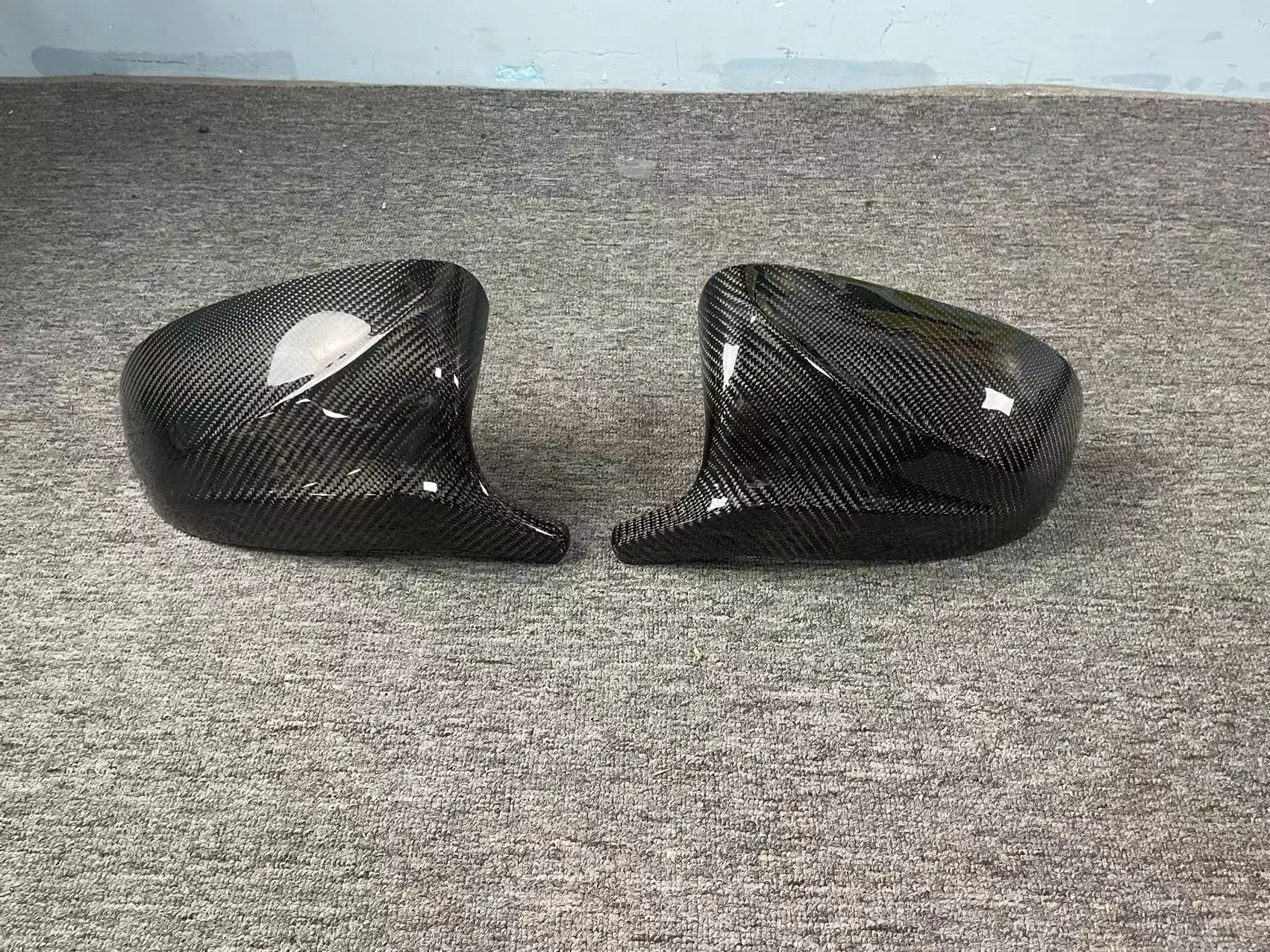 Real Carbon Fiber Side Mirror housing stand Cover For BMW 2020-2023 X6 G06