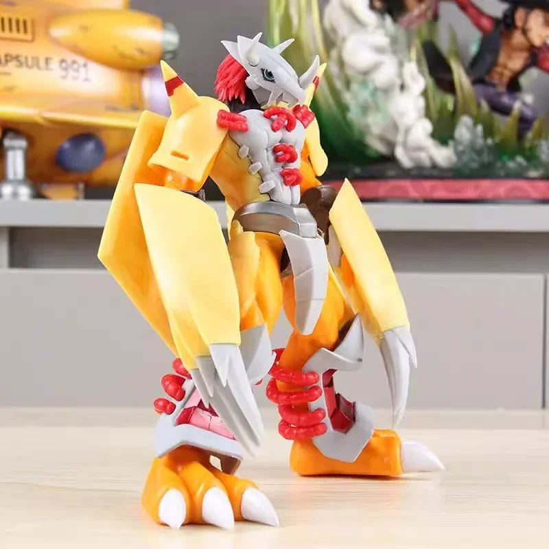 War Greymon Action Figure Anime Digital Monster Statue Monster Greymon Figurine Sculpture Doll Desk Decoration Room Accessories