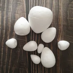 1.5/2/2.5/3/3.5/4/5/5.5cm DIY Foam Ball Rose Bud Drop Shape Polystyrene Foam Craft Balls Suitable For Christmas Wedding Party