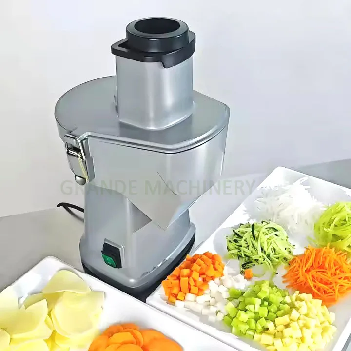 Electric Vegetable Cutter, Multifunctional Food Processor, Small Kitchen Appliance, 5 Blades, Easy to Clean, Fast Chopping