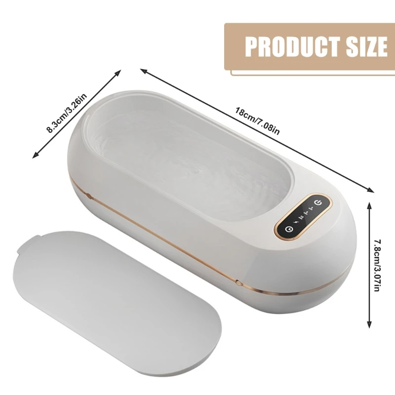 47KHz Efficient Jewelry and Glasses Cleaner Efficient Cleaning Equipment Professional Efficient Cleaner for Drop Shipping