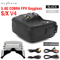 SKYZONE Cobra S X V2 FPV Video Goggles 800x480 4.3in Cobra 1280x720 4.1in 5.8G 48CH Receiver Head Tracker DVR for FPV Drone