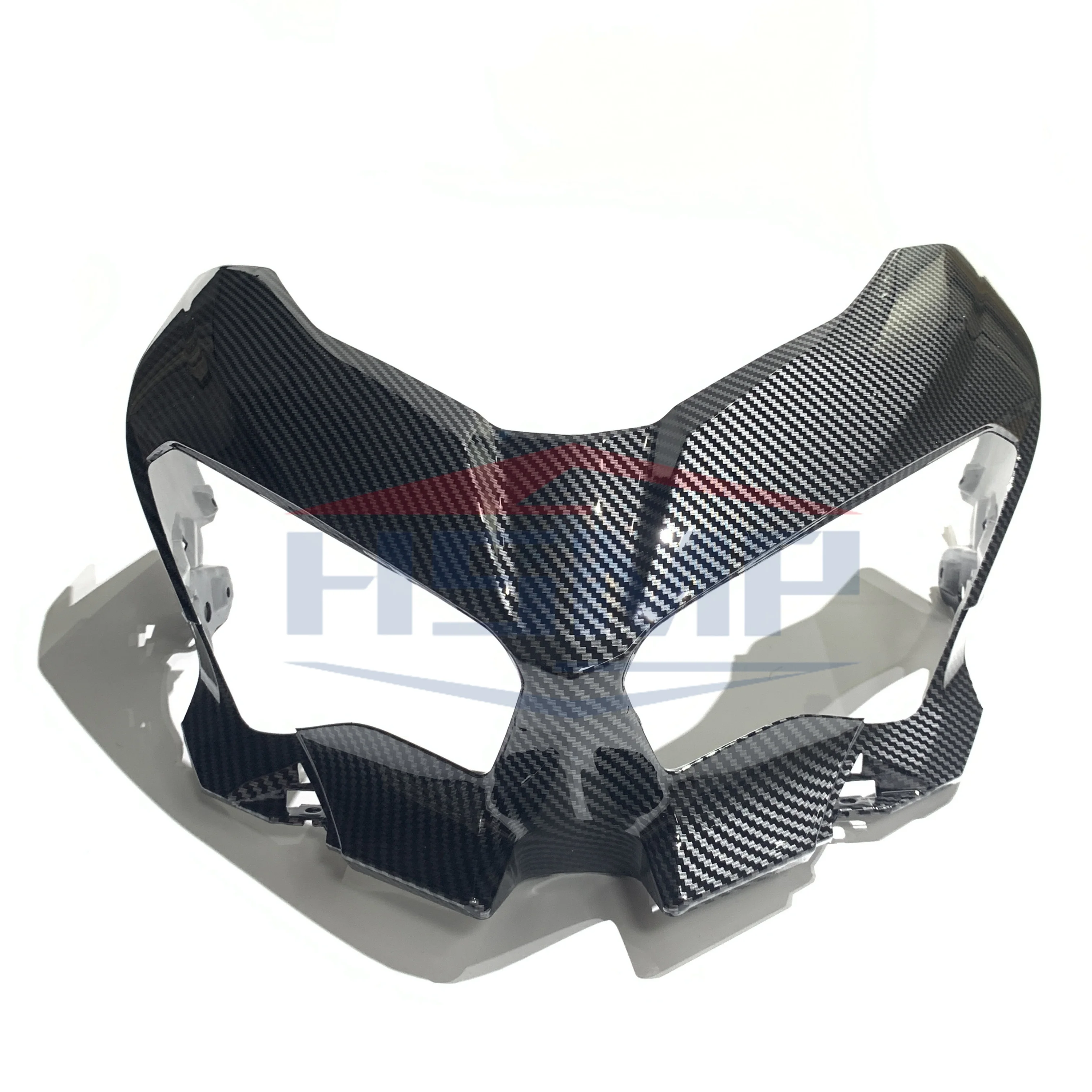 Motorcycle front headlight cover fairing accessories for Kawasaki Ninja 400 2018-2023 ABS plastic carbon brazing body kit