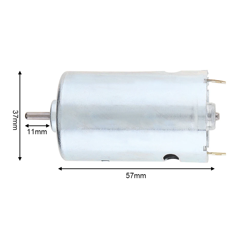 555 DC Motor 12-36V Ball Bearing Motor with High-speed Large Torque Micro Motor for DIY Model Car / Small Drill Micro machine