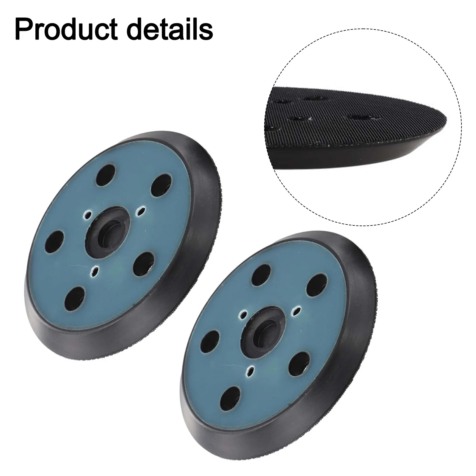 Replacement Sander Pad Set for Porter Cable 333 334 5 Inch 5 Hole for Improved Sanding and Polishing Efficiency