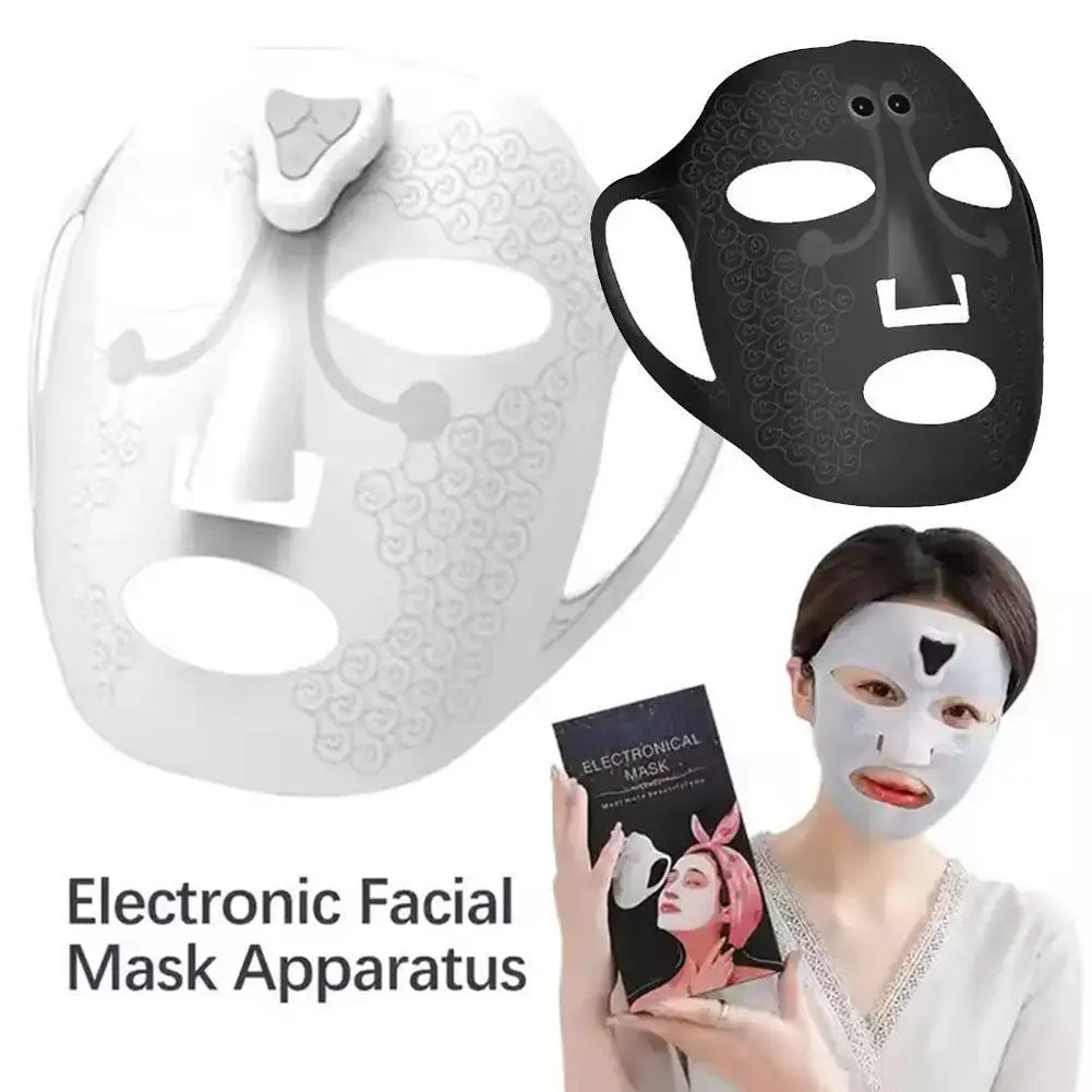 Electric Facial Massage Mask Ems Magnet Pluse Face Beauty Massager Anti Wrinkle Moisturizing Cream Absorption Lifting Skin SPA