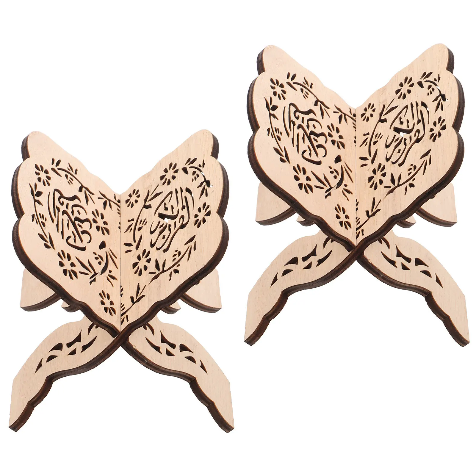 2 шт., деревянная подставка для книг Коран, компактный держатель для чтения для настольного офиса, буддийские украшения, подставка для чтения 2 шт., деревянная подставка для книг Коран, компактный держатель для чтения для настольного офиса, буддийские украшения, подставка для чтения