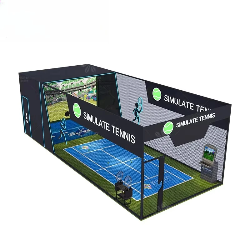 Indoor AR Tennis Simulator Game AR Sports Somatosensory Fitness Interactive Immersive Tennis Game