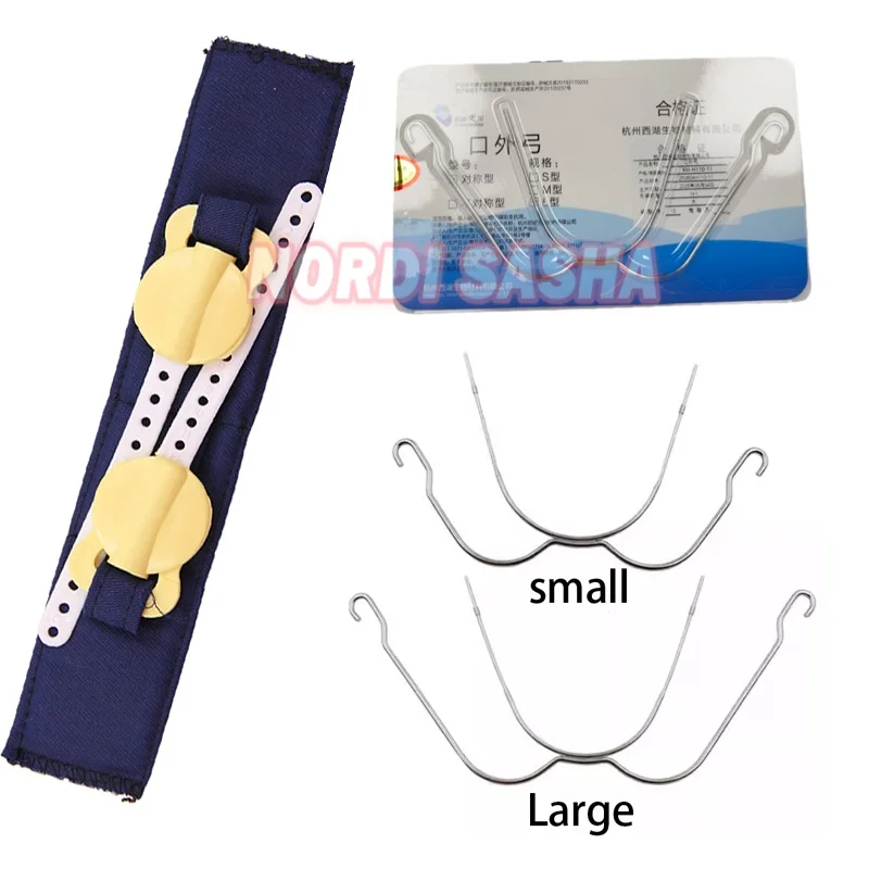 

1Pcs Dental Safety Neck Belt Orthodontic Headgear Retractors Orthodontic Head Cap Extraoral Arch and Maxillary Traction Device