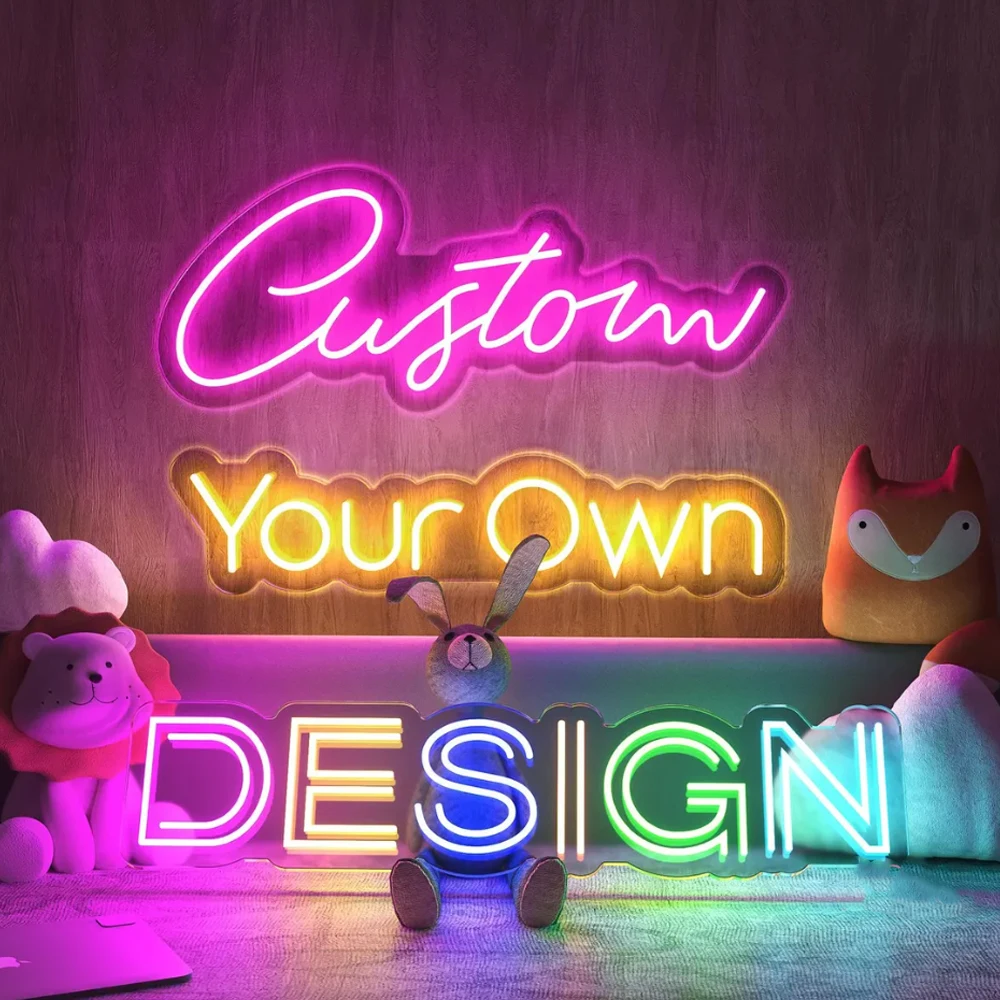 Custom Neon Sign Personalized Led Neon Sign For Business Wedding Birthday Party Wall Decoration Custom Neon Night Light