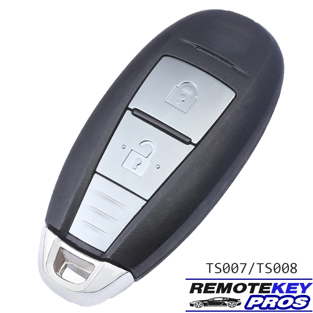 DIYKEY TS007/TS008 2 Buttons Smart Remote Key Card 433MHz ID47 Chip Fob for Suzuki Swift SX4 Vitara S Cross 2010-2015