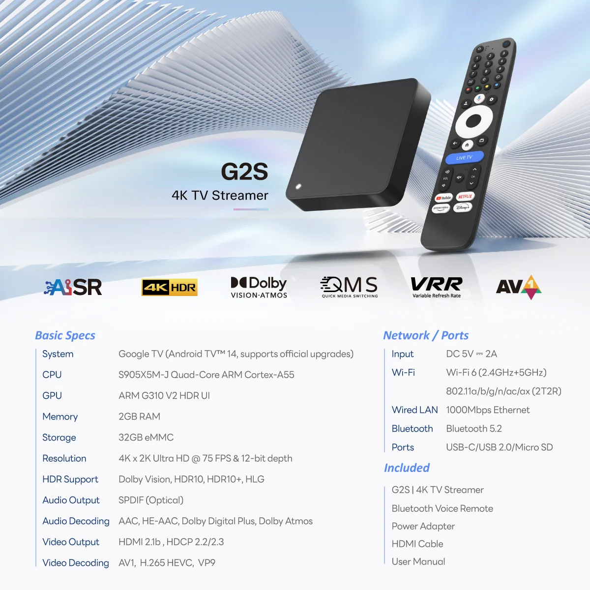 G2S GTV TV BOX GoogleTV 14 Aml - Netflix Home Cinema ulasan dan harga