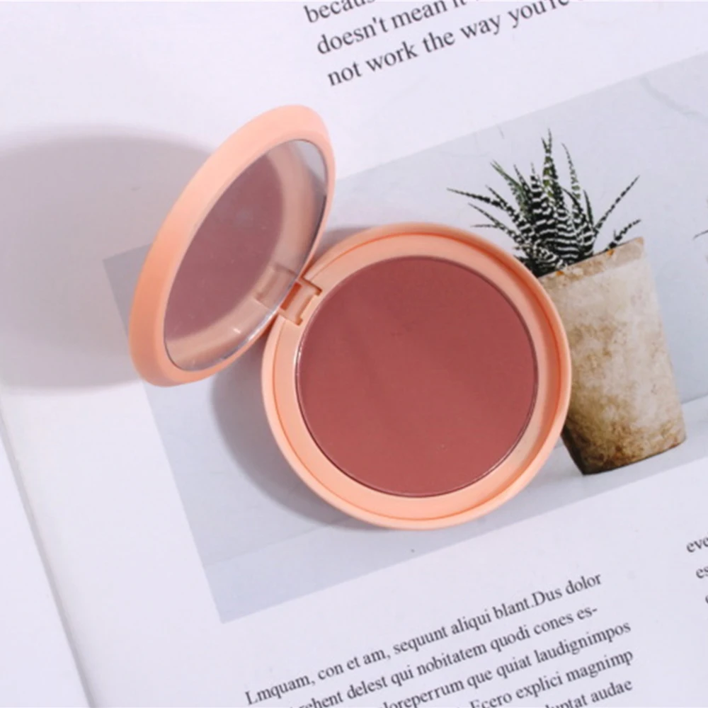 1~5PCS Natural Not Prone To Dizziness Apply Makeup Naturally Powder Blusher Makeup Peach Red Face Mineral Pigment