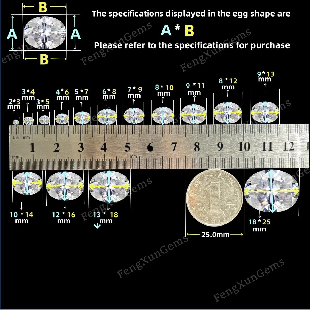 8x10~20x30mm1pcs Flat Bottom Oval Cabochon Loose 5A Glass Stone Blue Red White Green Multicolor for Rings DIY