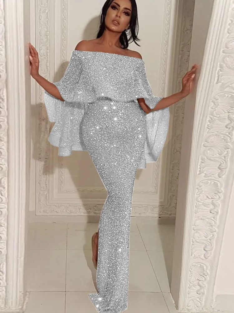 

Fashion Hip-packing Slit Evening Dress Side Slit Spaghetti Sexy Illusion Beach Pearl Backless Bridal Gown Formal Occasion Dress