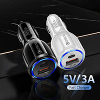 20W PD Car Charger For iPhone 12 13 Pro QC 3.0 USB C Quick Charge Cable Xiaomi POCO M4 M3 X3 Samsung S21 S22 A73 Phone Charger