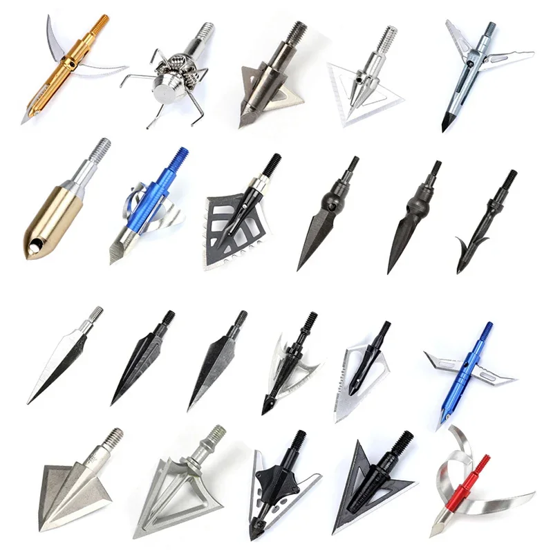 3pcs Broadheads 100gn-125gn Arrows Tips Arrow Heads for Compound / Recurve Bow Crossbows Hunting Shooting Accessories