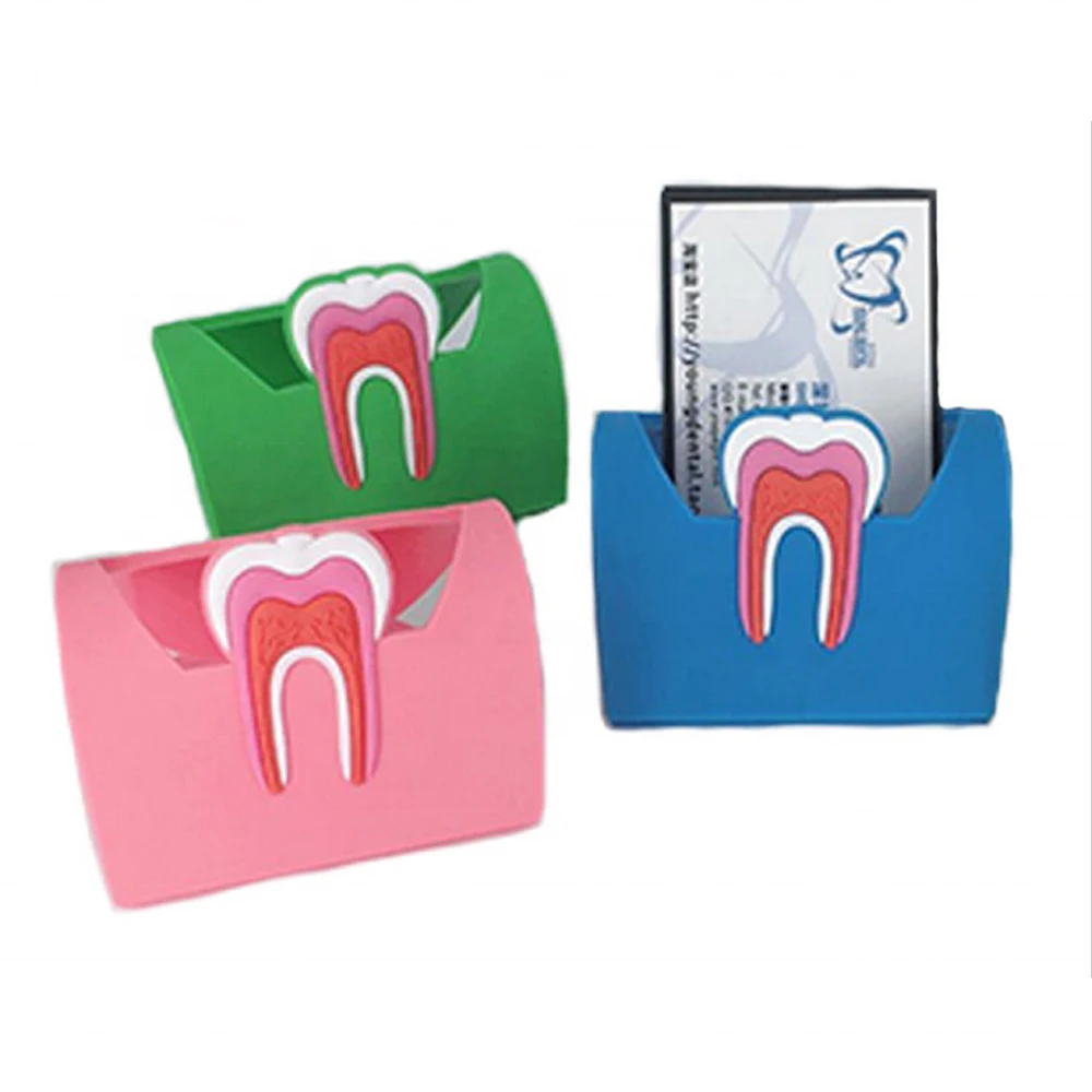 5pcs Dental Accessories Business Card Name Office Clinic Ornament Dentist Gift Present Teeth Shape Dentistry Decorations Product