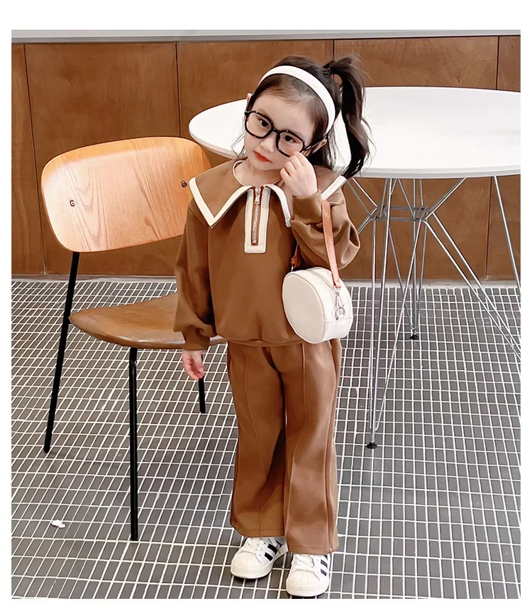 Baby Girl Clothes Suit Children Clothing Girls Autumn Clothing Set 2024 New Spring and Autumn Children Girls Fashion 2-piece Set