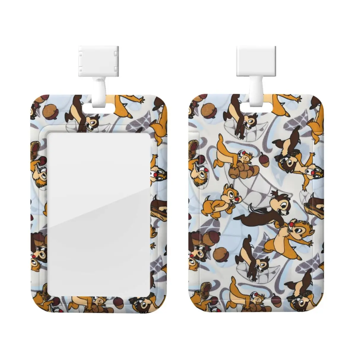 

Custom Cartoon Chip And Dale Lanyard ID Protector Badge Card Unisex Student Campus Lanyard Cards Holder Credentials Accessories