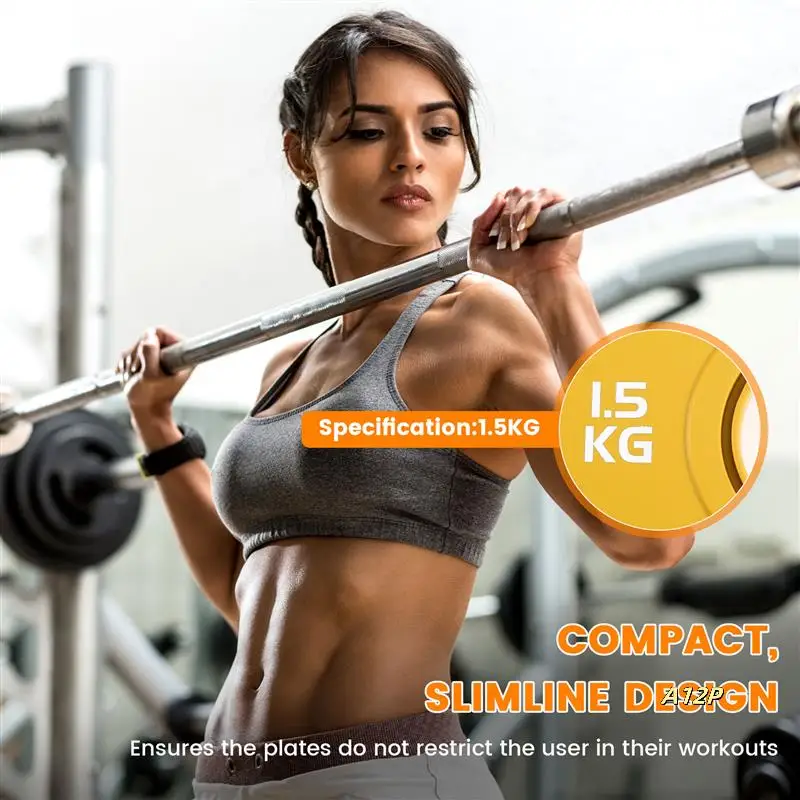 

Gym Micro-Type Plates Dumbbell Weight Plate Rubber Fractional Weight Plates Add-On Aperture 50.4Mm