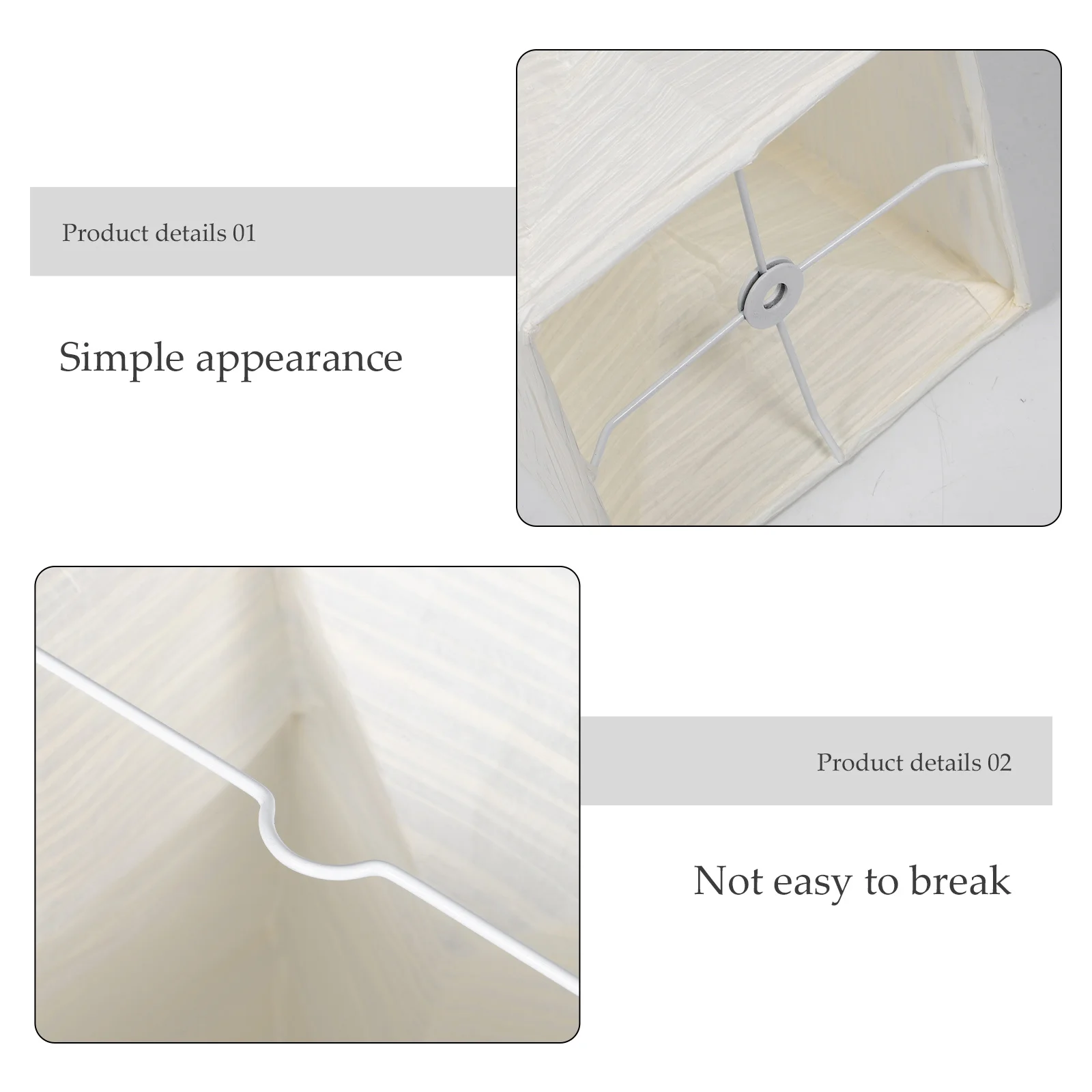 Paper Floor Lamp Shade Replacement Foldable Lightweight Design For Living Room Bedroom Office Home Lighting Accessory